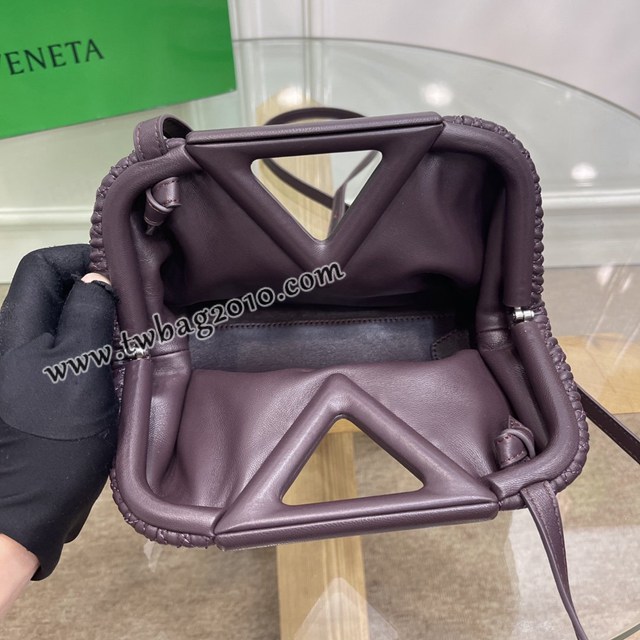 Bottega veneta高端女包 8546B BV寶緹嘉2021包包最新triangle倒三角手提單肩斜挎包三角包  gxz1278